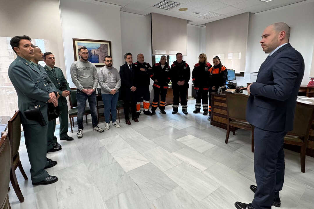 Encuentro en el despacho del delegado del Gobierno