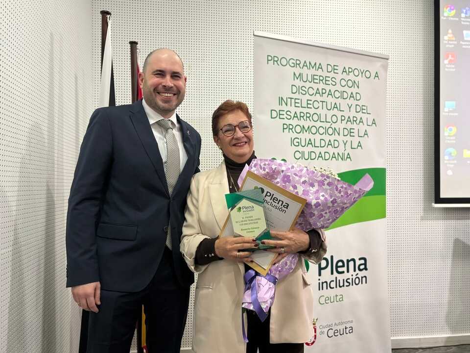 Charo Gómez, Premio Mujer Trabajadora con Discapacidad 2026 de Plena Inclusión Ceuta / Alma Palomino