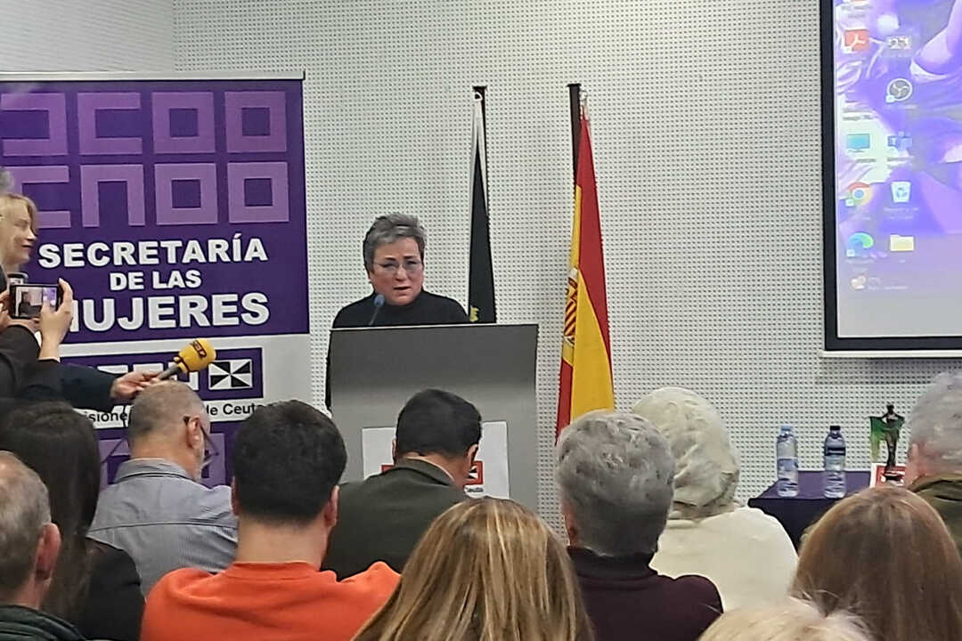 Entrega del Premio Maite Alascio de CCOO a Antonia Palomo / César Martín