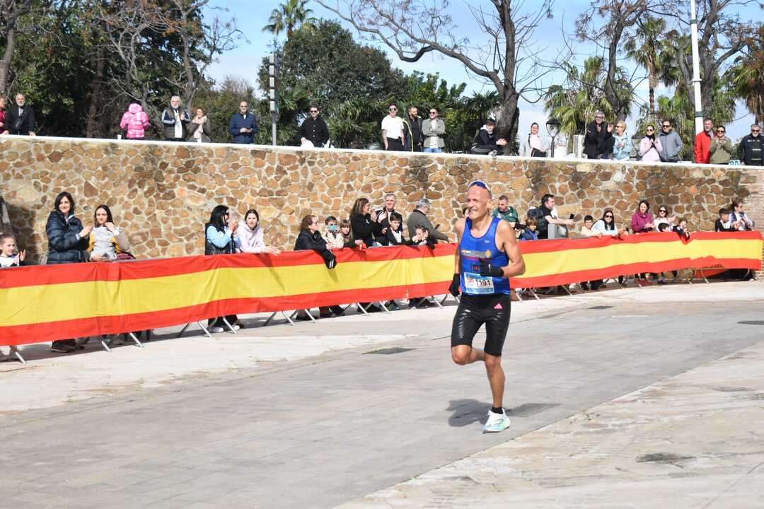 Fernando Colado, tercer clasificado de los 20 kilómetros de la Cuna de la Legión.