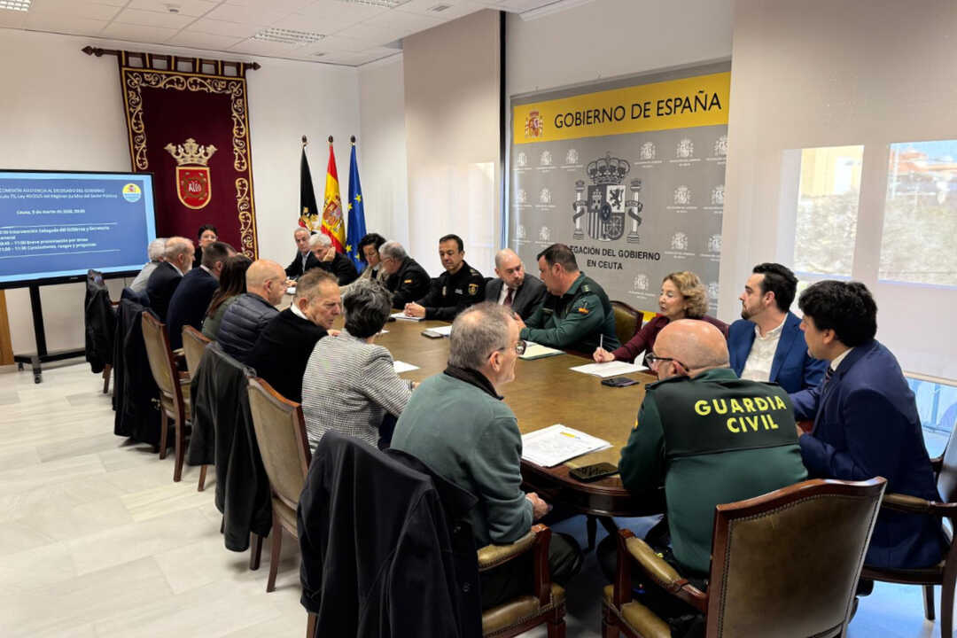 La Delegación reúne en Ceuta a sanidad, empleo, educación y seguridad para coordinar actuaciones