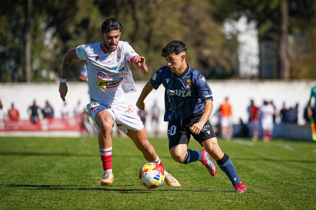 Encuentro entre el filial el Chiclana CF y el filial de la AD Ceuta FC