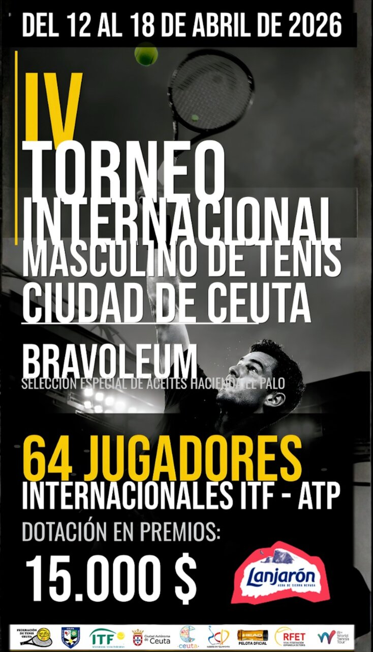 cartel IV ITF MASCULINO CEUTA BRAVOLEUM - 2026