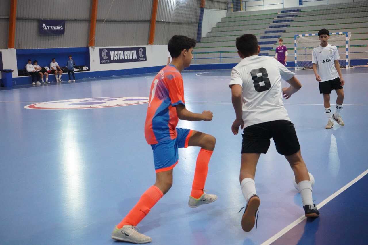Entrega de trofeos de la Liga cadete de fútbol sala.