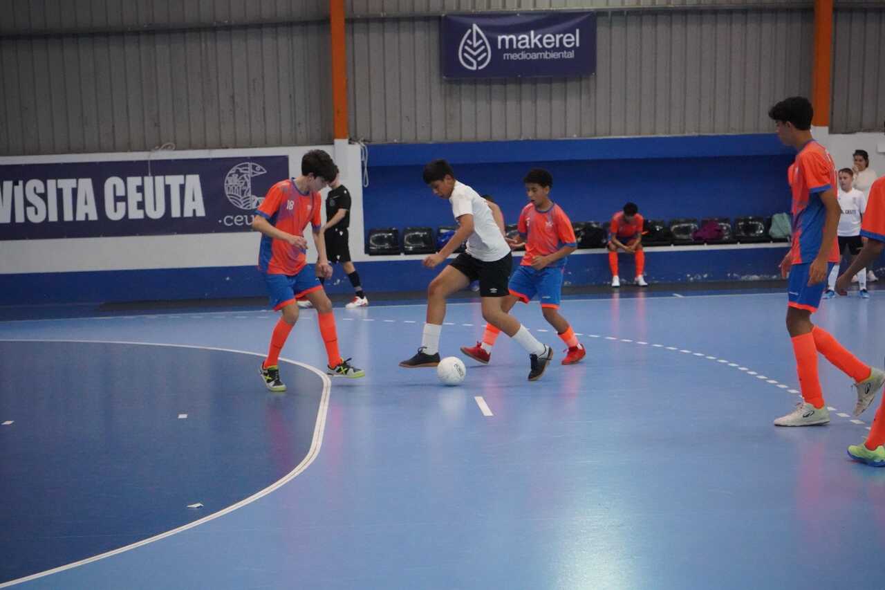 Entrega de trofeos de la Liga cadete de fútbol sala.