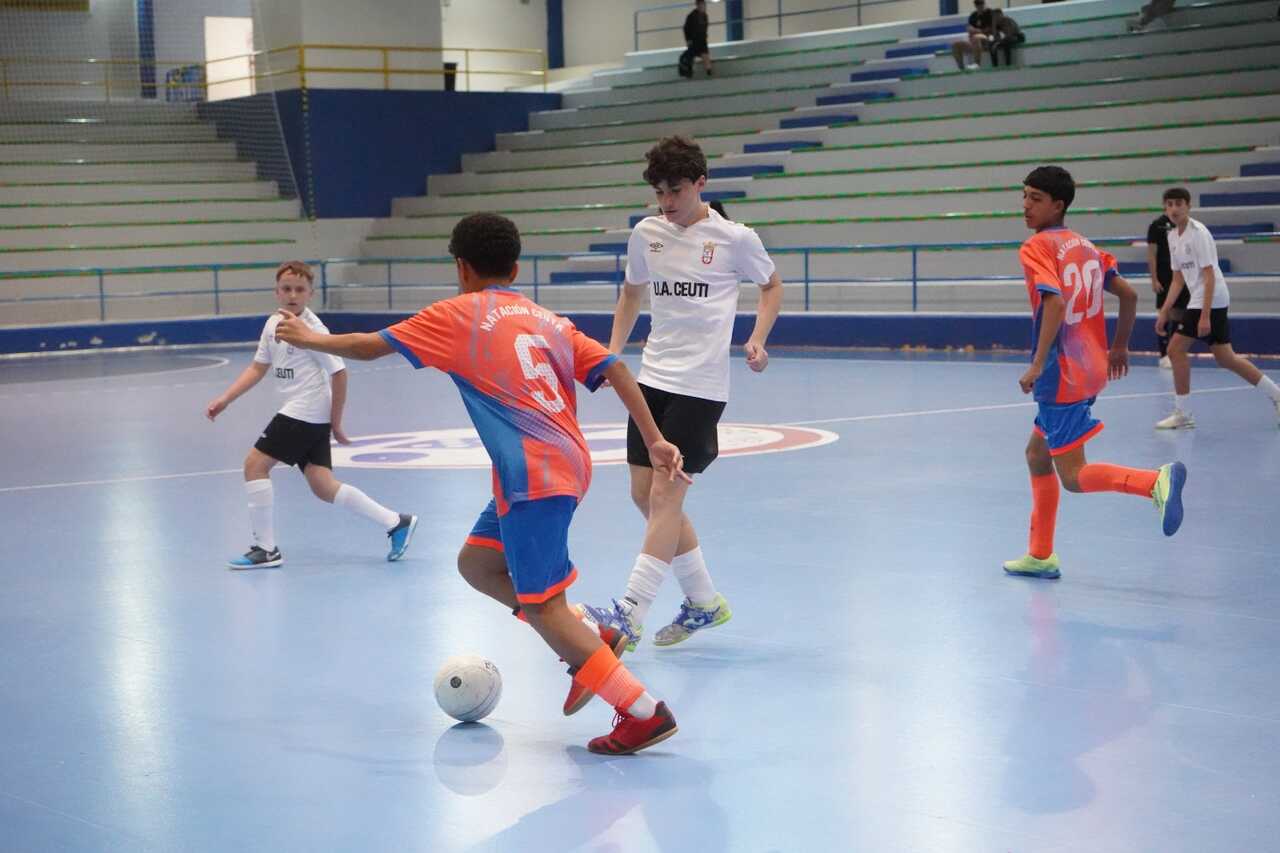 Entrega de trofeos de la Liga cadete de fútbol sala.
