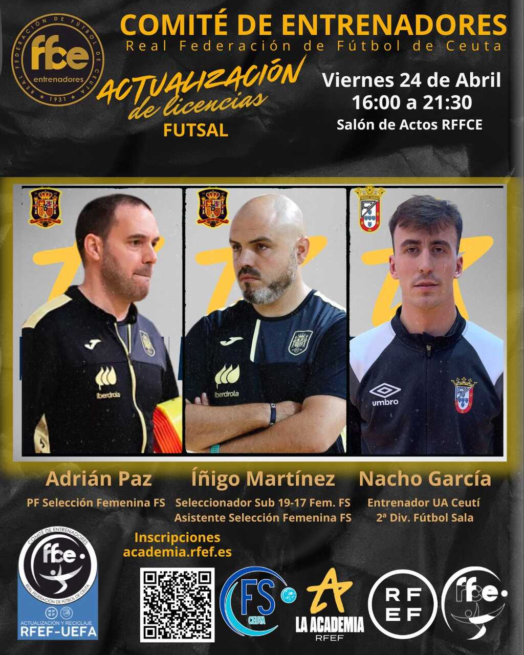 El fútbol sala, protagonista en la formación del Comité de Entrenadores