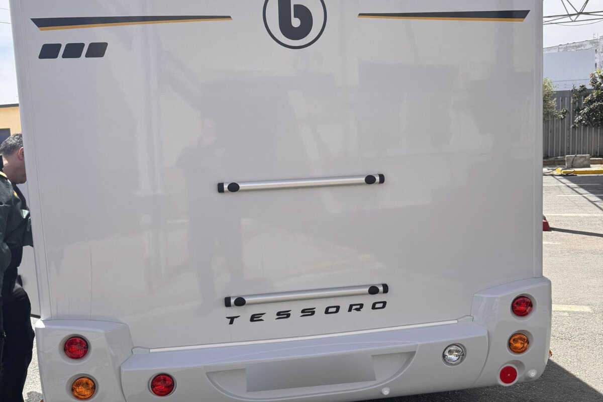 Hachís intervenido en una autocaravana en el Tarajal