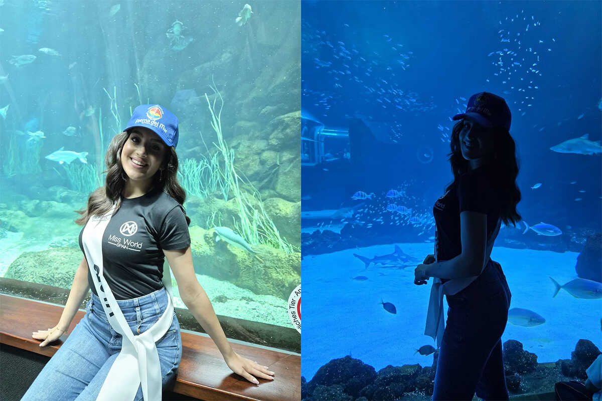 Alejandra Ortega en el Certamen Miss World Spain en Gran Canaria