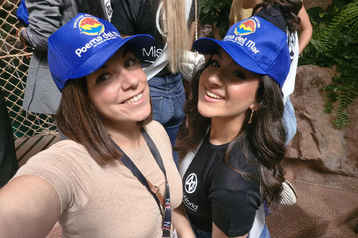 Alejandra Ortega en el Certamen Miss World Spain en Gran Canaria