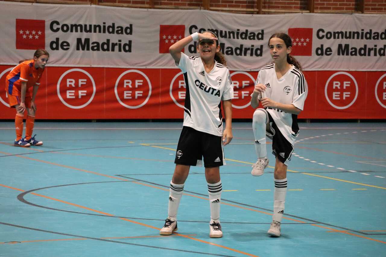 Ceuta debuta a lo grande en el Campeonato de España Sub-12 de fútbol sala. Foto: RFFCE