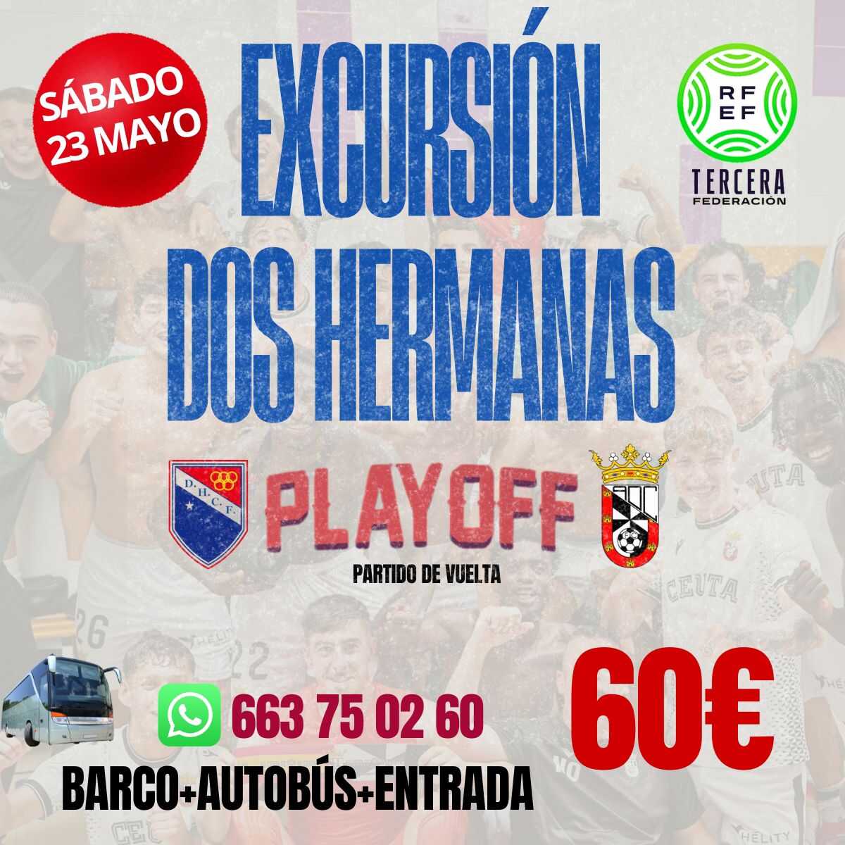 Excursión a Dos Hermanas de la afición de la AD Ceuta FC