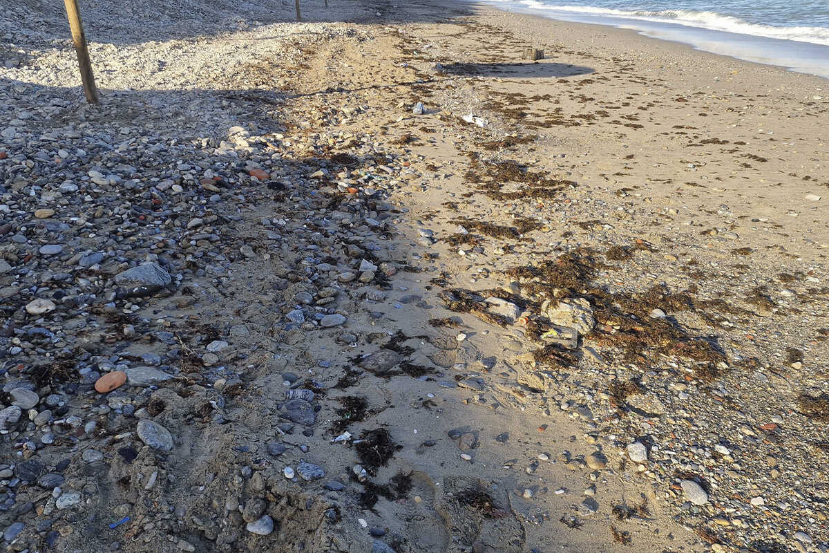 Playa de San Amaro en mayo de 2026