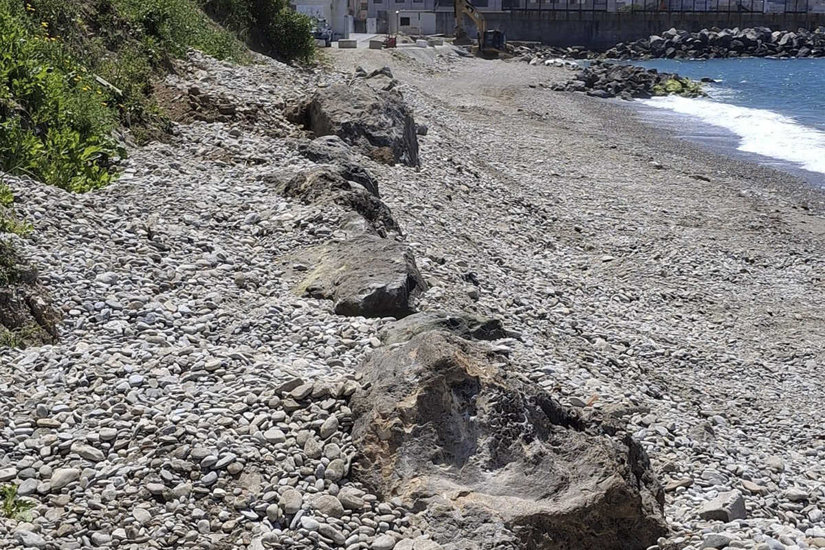 Playa de San Amaro en mayo de 2026