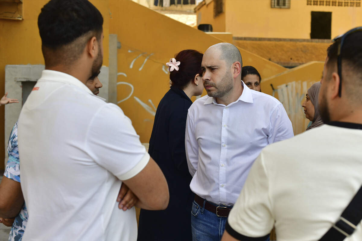 Visita del PSOE a la Barriada de Príncipe Felipe