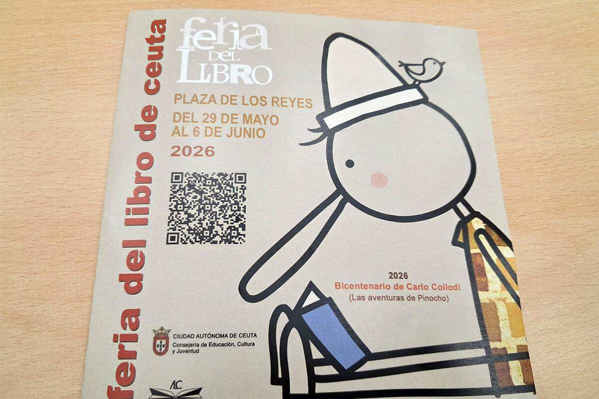 Cartel de la Feria del Libro 2026 de Antonio San Martín / César Martín