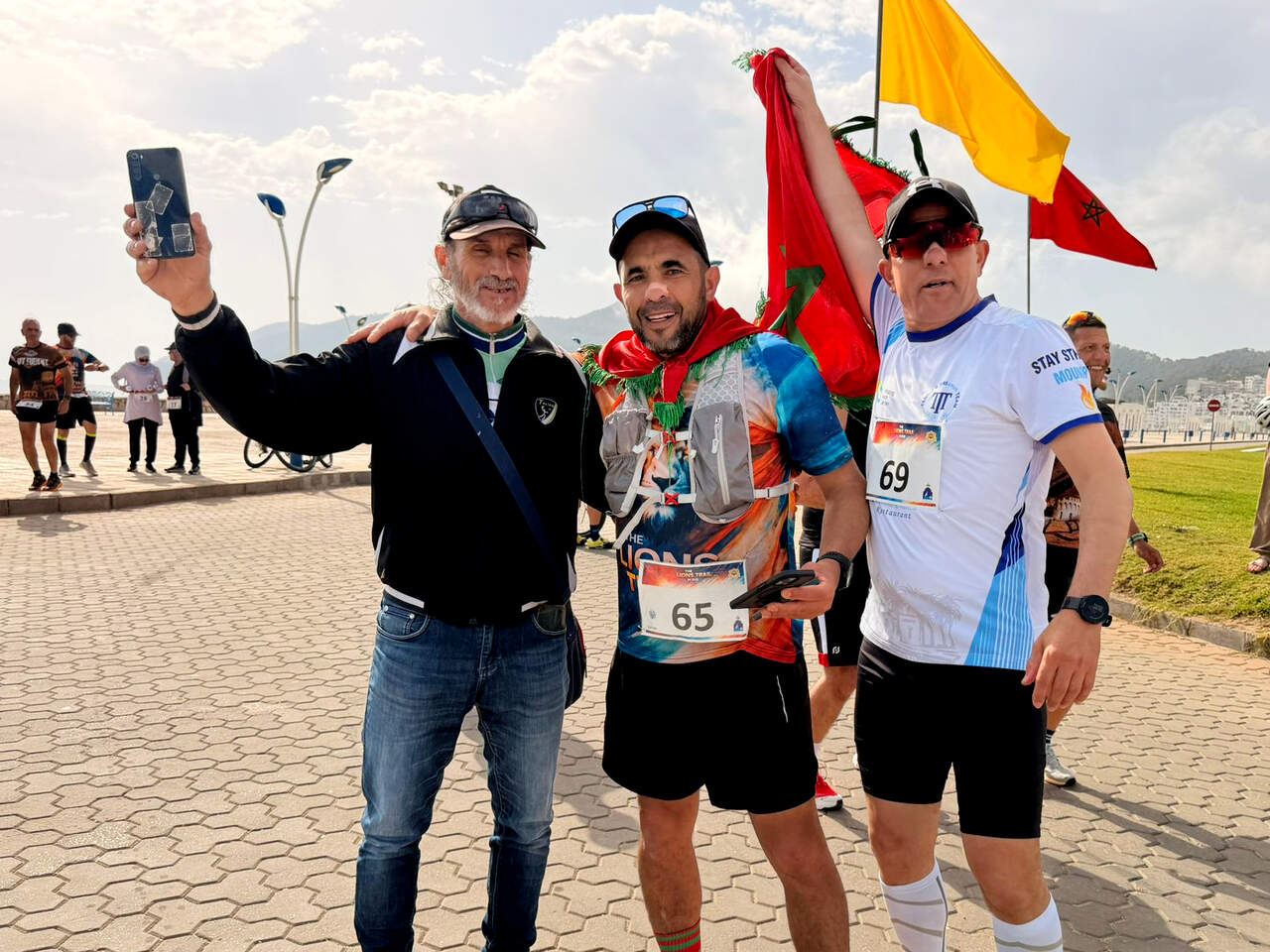 Corredores en el Lions Trail celebrado en M'Diq. Foto: Abdeselam Mohamed