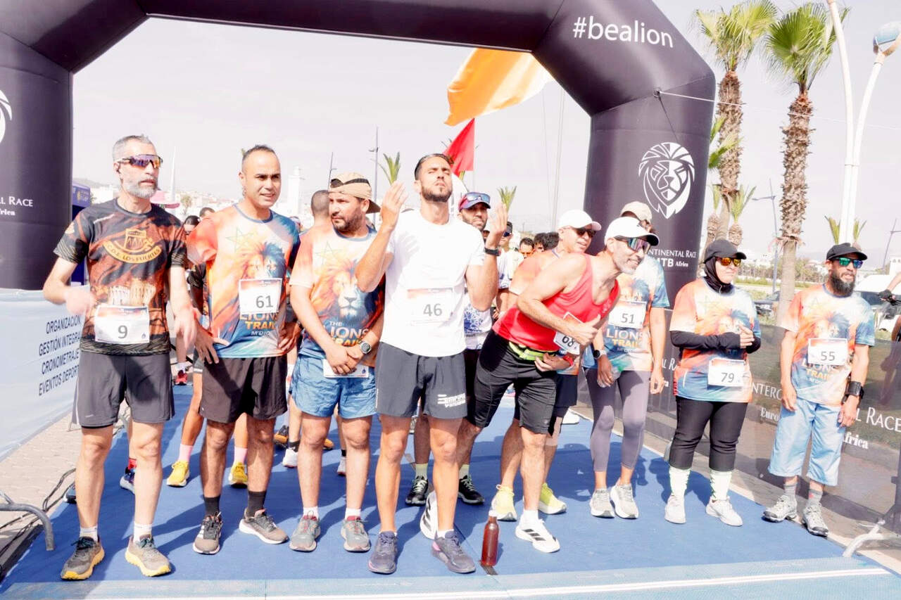 Corredores en el Lions Trail celebrado en M'Diq. Foto: Abdeselam Mohamed