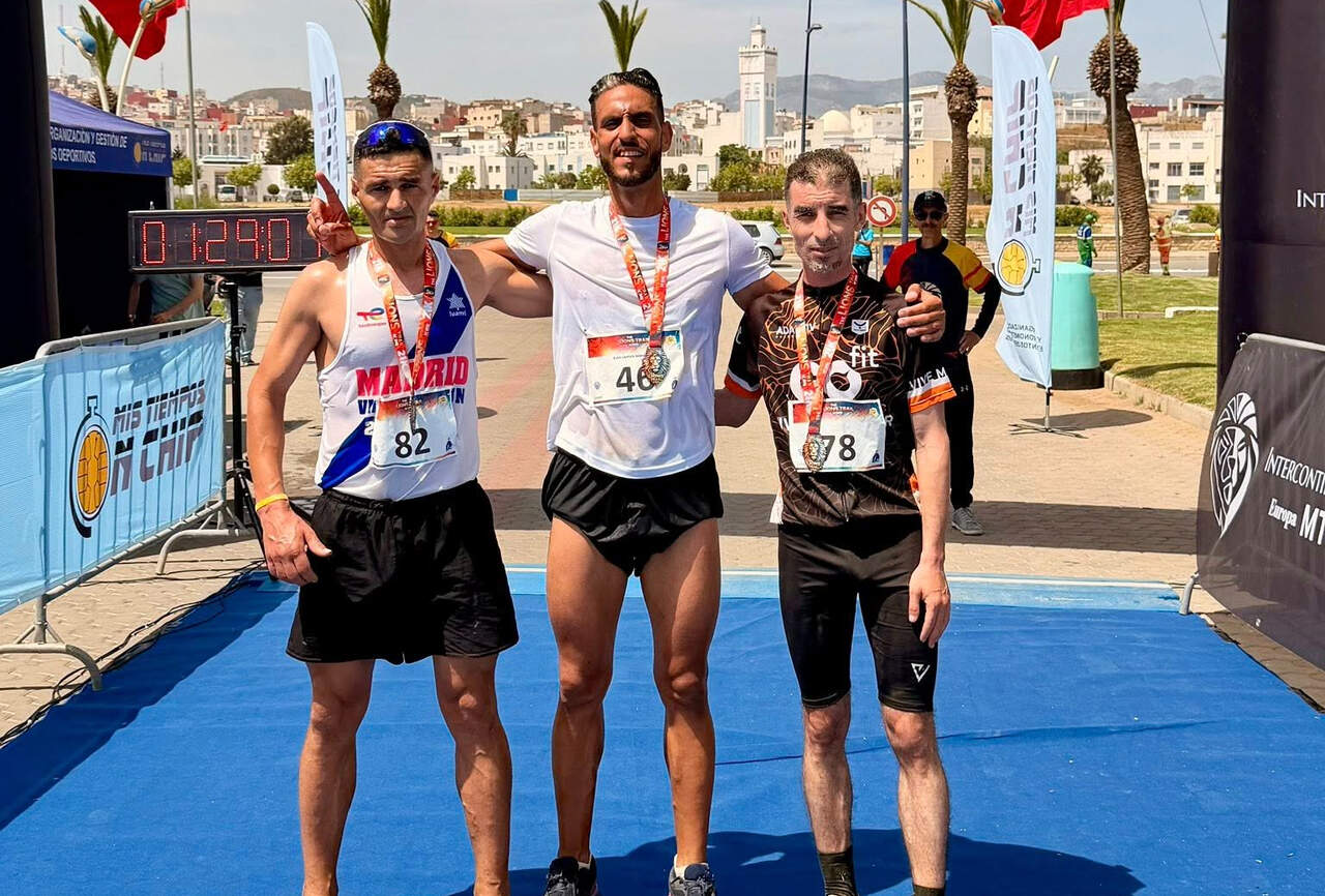 Corredores en el Lions Trail celebrado en M'Diq. Foto: Abdeselam Mohamed